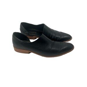 Marciante Black Leather Shoes Sz 10 Loafers Classic Timeless Minimalist